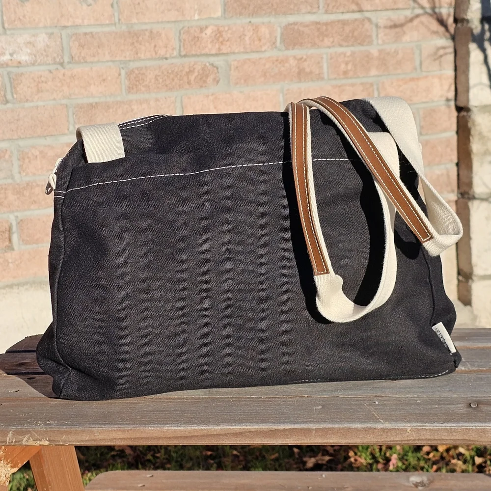 NWT vtg. Liz Claiborne canvas tote bag - Picture 1 of 8